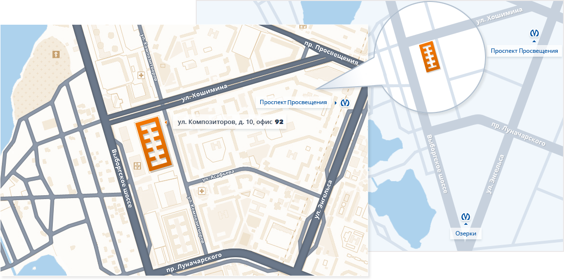 Вакансии метро просвещения спб. Угол композиторов и Просвещения. Проспект Просвещения композиторов. Ул.композиторов на карте СПБ. Пр Просвещения 20/25 на карте.
