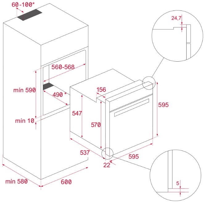 Духовой шкаф bosch hbg633bb1 black